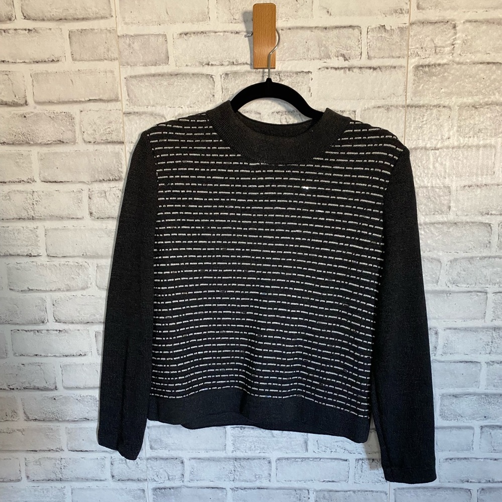 St. John Sport by Marie Dark Gray Sweater